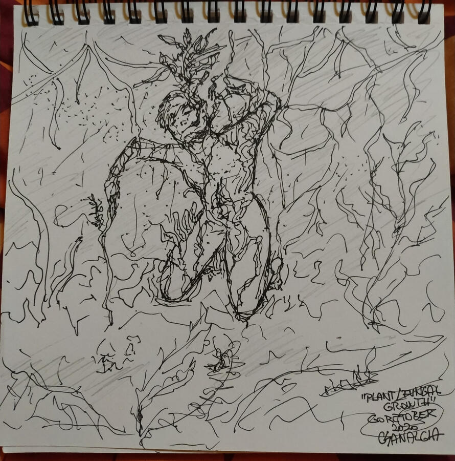 #druidofspores; no.3: plant/fungal growth