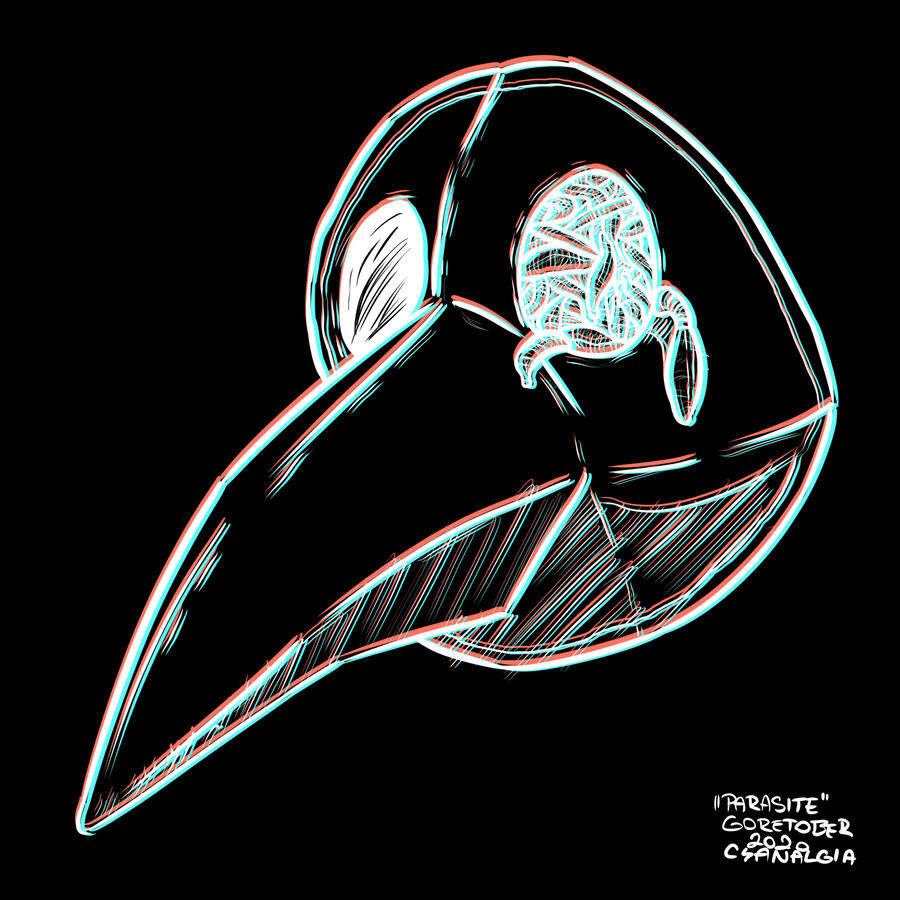 maybe one day my plague doctor costume will be finished; no.23: parasite