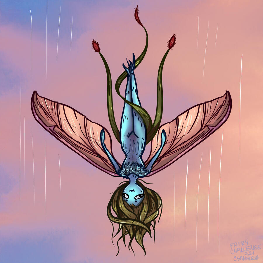 did the yinkyankyonk drawing challenge no.2, fairy